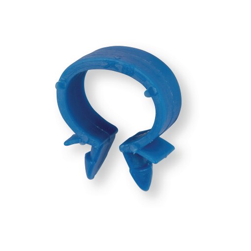 Kabelclip blau Ø17